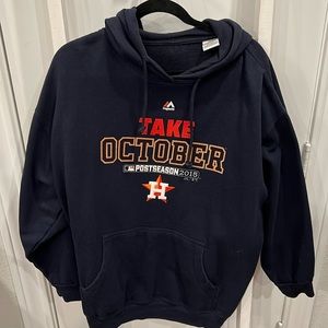 Houston Astros 2015 Take October Dark Blue Men’s Sized XL Hoodie by Majestic